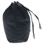Prada Tessuto Nero Nylon Drawstring Pouch Black — view 3