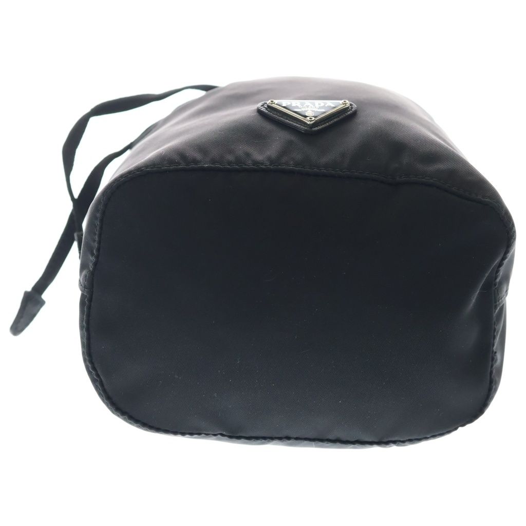 Prada Tessuto Nero Nylon Drawstring Pouch Black — view 4