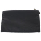 Prada Frankenstein Heart Nylon Bolt Clutch Pouch Black — view 2