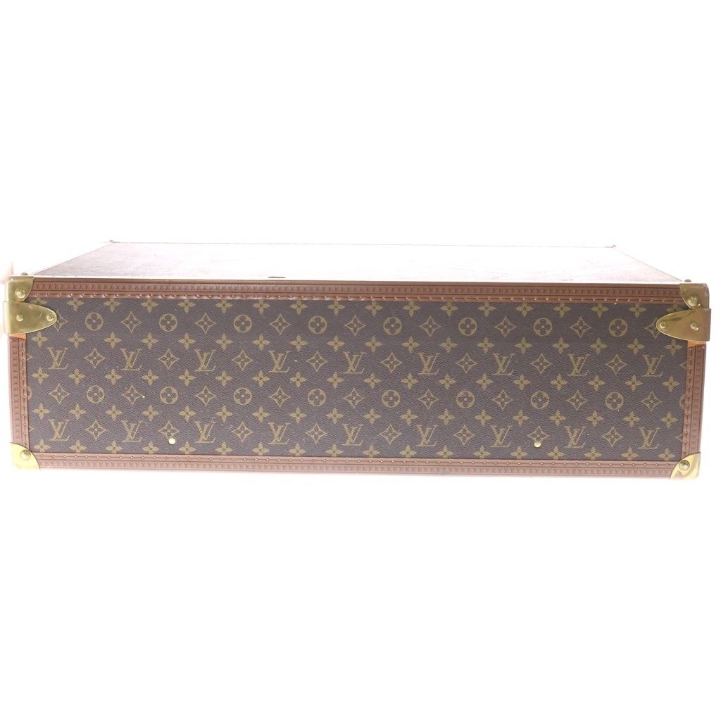 Louis Vuitton Monogram Stratos 70 Brown Trunk Suitcase Vintage — view 4