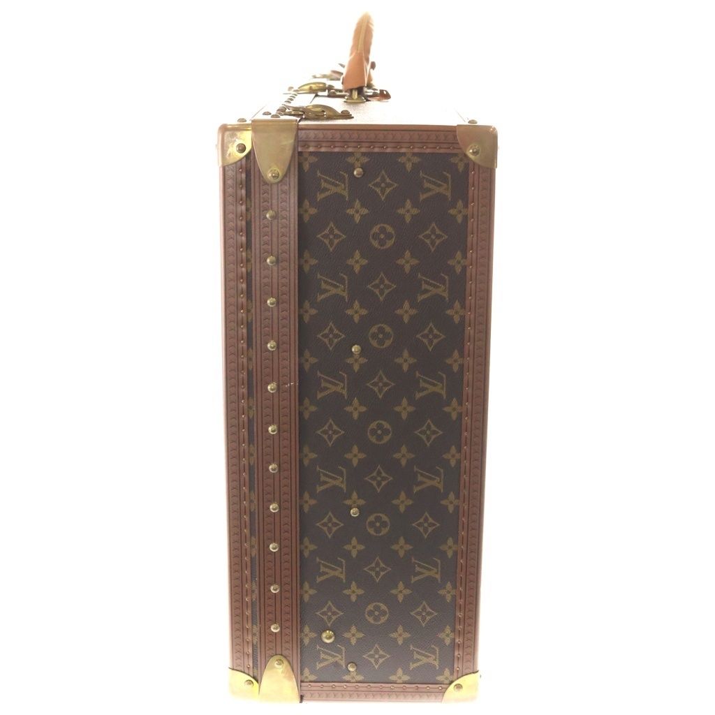 Louis Vuitton Monogram Stratos 70 Brown Trunk Suitcase Vintage — view 3