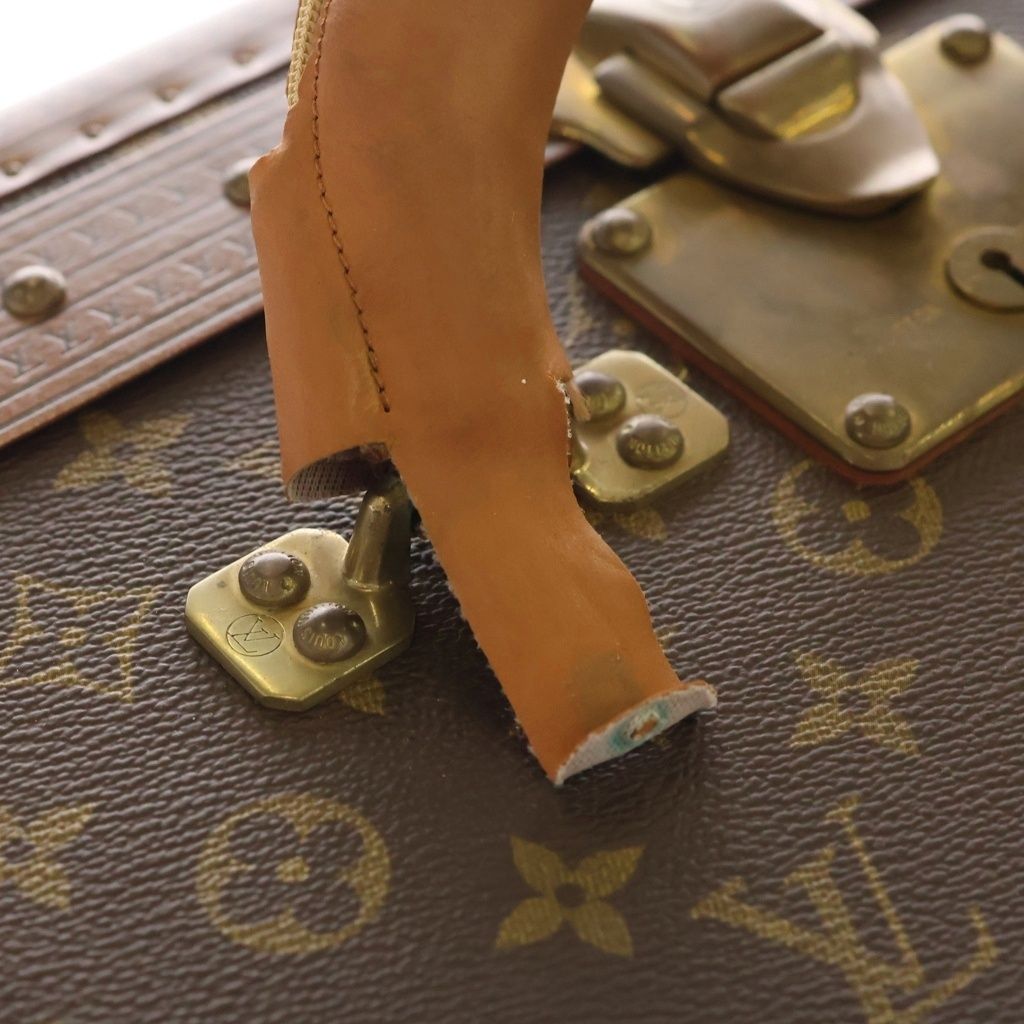 Louis Vuitton Monogram Stratos 70 Brown Trunk Suitcase Vintage — view 7