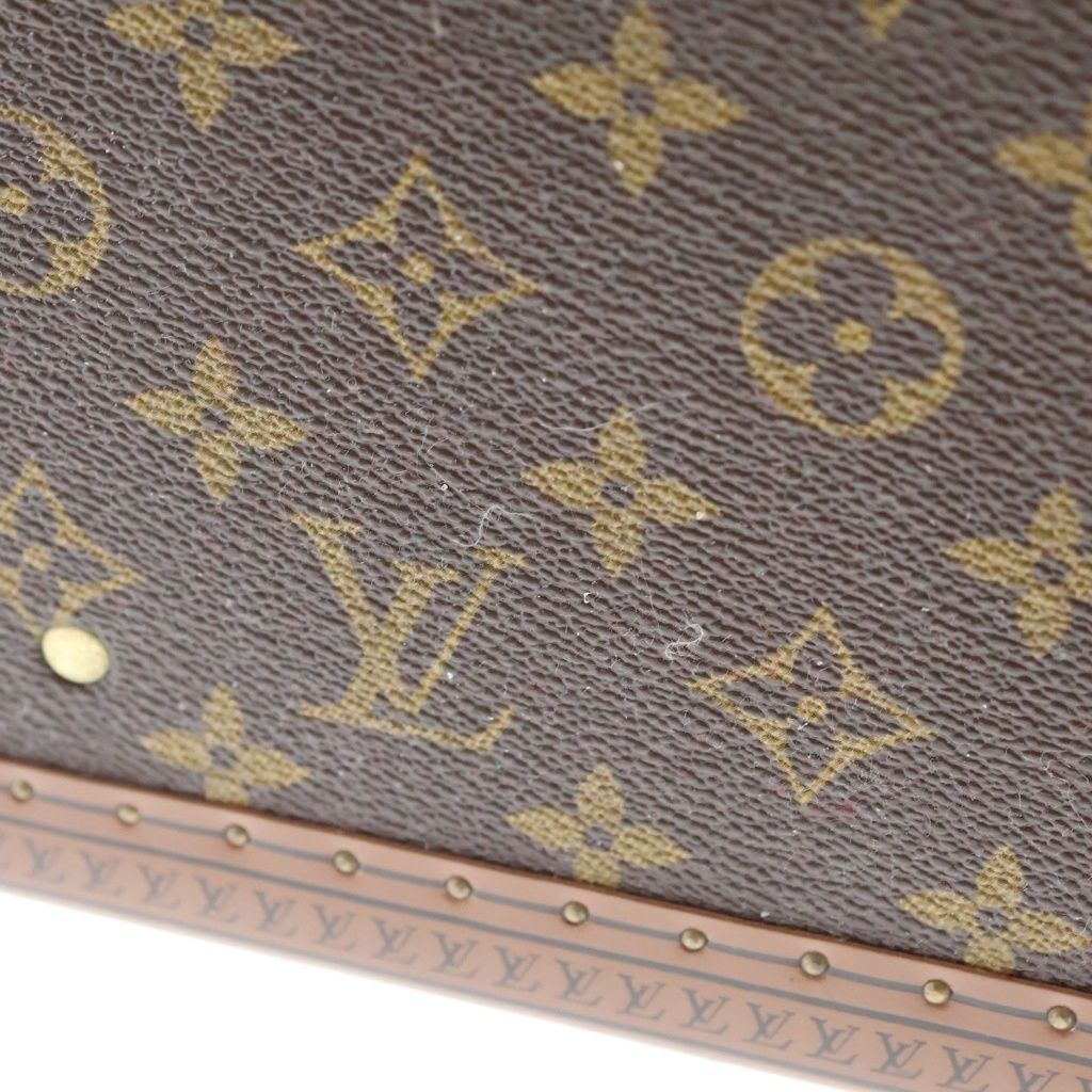 Louis Vuitton Monogram Stratos 70 Brown Trunk Suitcase Vintage — view 6