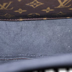 Louis Vuitton Monogram Neo Noe Shoulder Bag Brown Black Leather Gold — view 8
