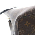 Louis Vuitton Monogram Neo Noe Shoulder Bag Brown Black Leather Gold — view 5