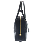 Prada Rinylon 2-Way Shoulder Bag Black Leather Nylon Gold — view 3