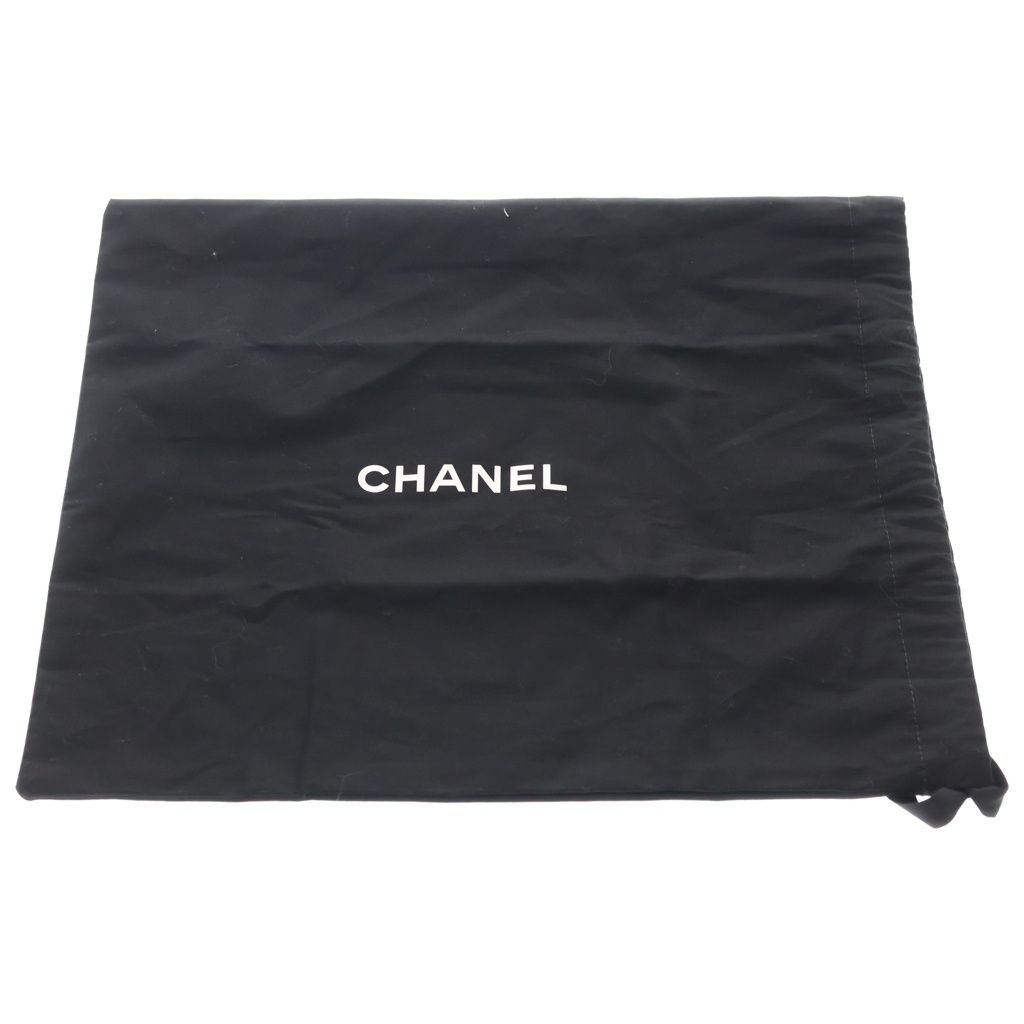 Chanel Dizeneuf 19 2-Way Chain Shoulder Bag Black Lambskin Gold — view 9