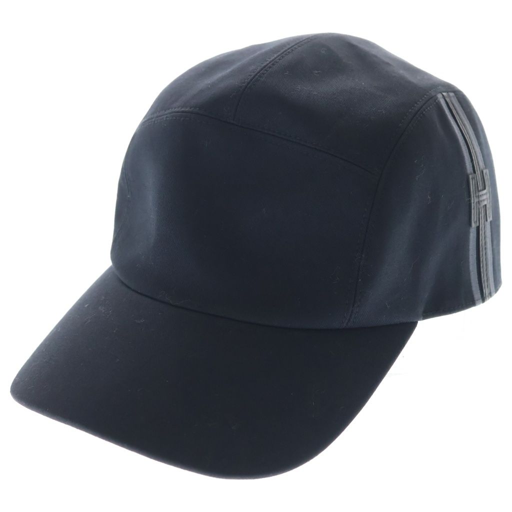 Hermes Nevada Stripe Cap Hat Black
