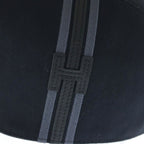 Hermes Nevada Stripe Cap Hat Black — view 5