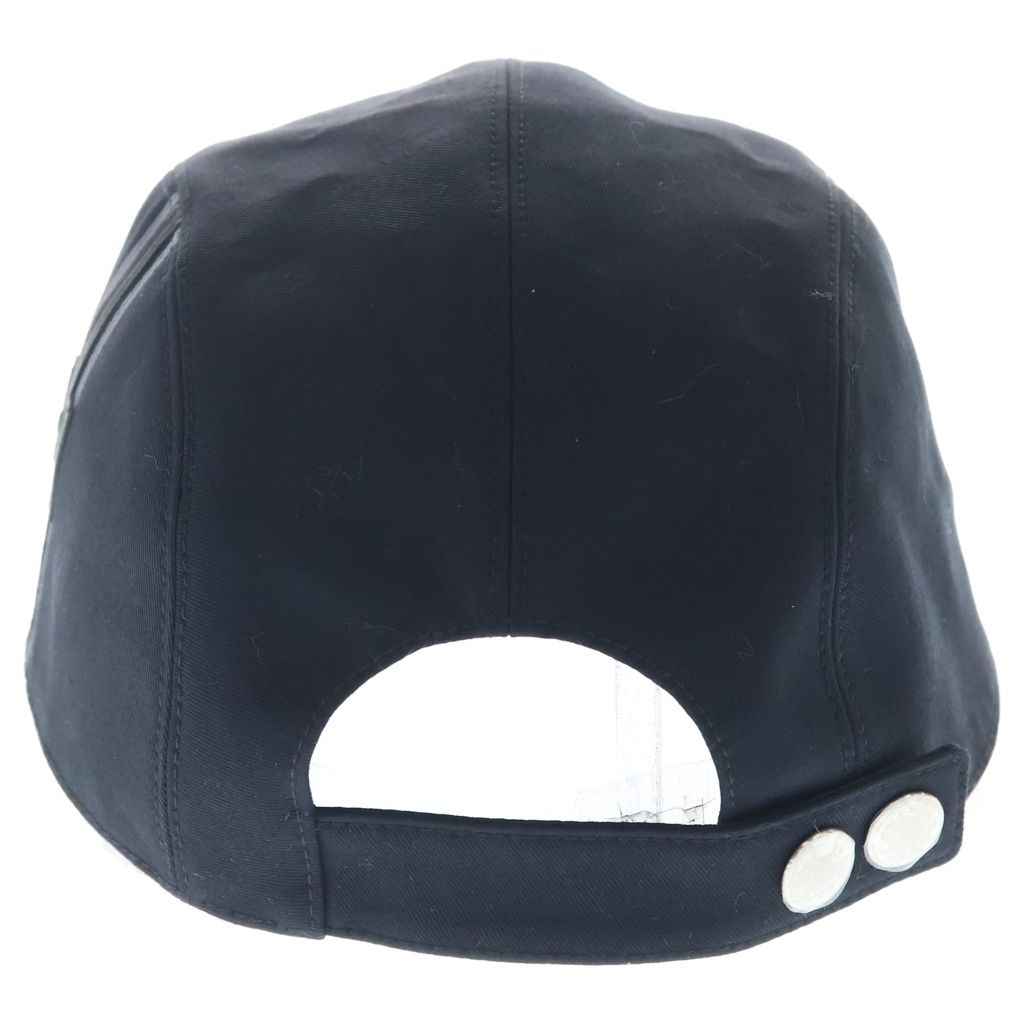 Hermes Nevada Stripe Cap Hat Black — view 2