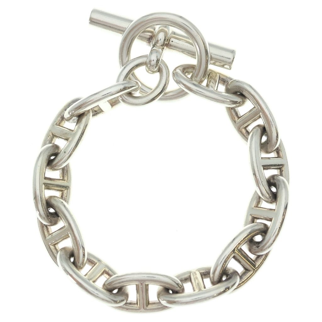 Hermes Chaine D'ancre GM Chain Bracelet Silver — view 2