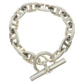 Hermes Chaine D'ancre GM Chain Bracelet Silver