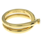 Tiffany & Co Paloma Picasso Cross Diamond Ring Gold — view 3