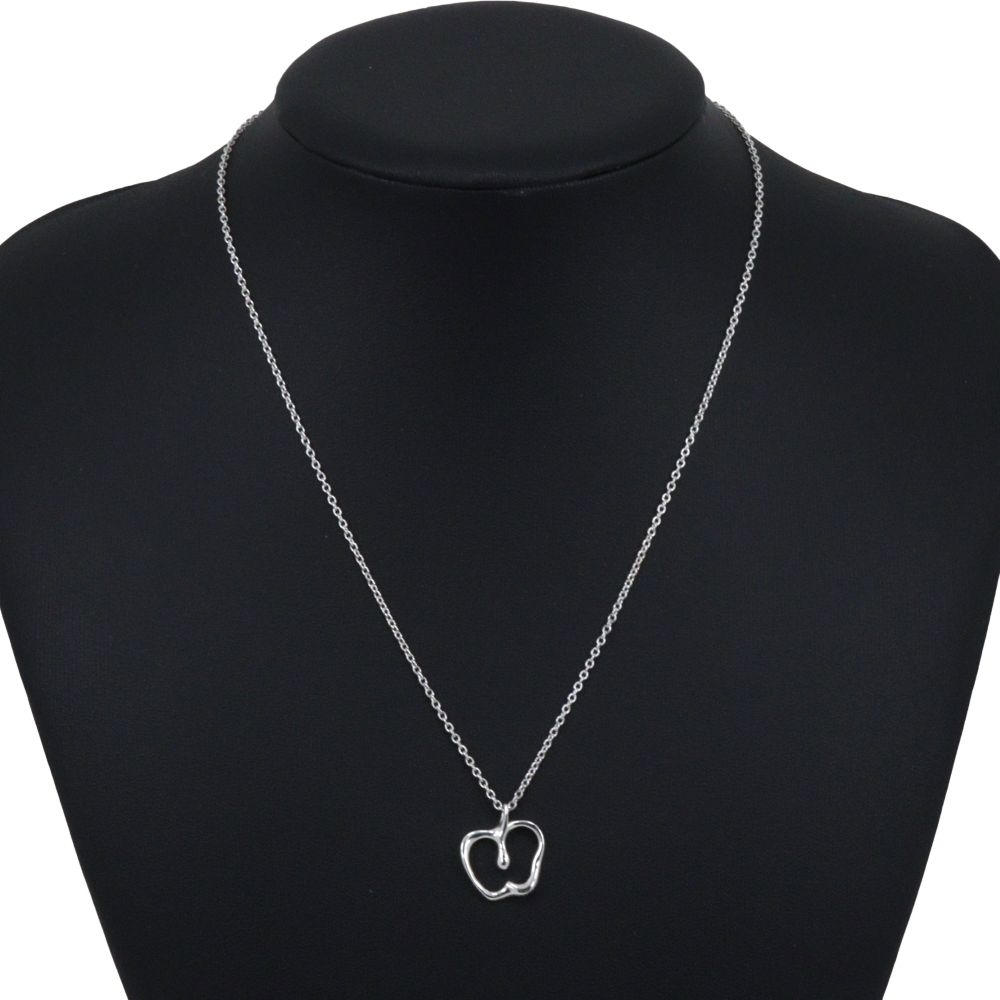 Tiffany & Co Apple Elsa Peretti 925 Sterling Silver Necklace — view 2