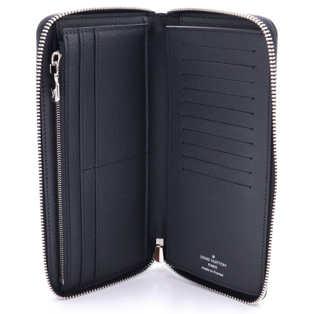 Louis Vuitton Damier Graphite Zippy Wallet Vertical Zip Around Black — view 4