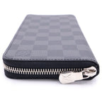 Louis Vuitton Damier Graphite Zippy Wallet Vertical Zip Around Black — view 3