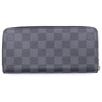 Louis Vuitton Damier Graphite Zippy Wallet Vertical Zip Around Black — view 2
