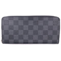 Louis Vuitton Damier Graphite Zippy Wallet Vertical Zip Around Black