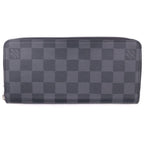Louis Vuitton Damier Graphite Zippy Wallet Vertical Zip Around Black