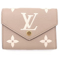 Louis Vuitton Monogram Empreinte Portefeuille Victorine Trifold Wallet Bicolor
