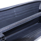 Louis Vuitton Monogram Taurillon Zippy Wallet Horizontal Zip Around Black — view 4