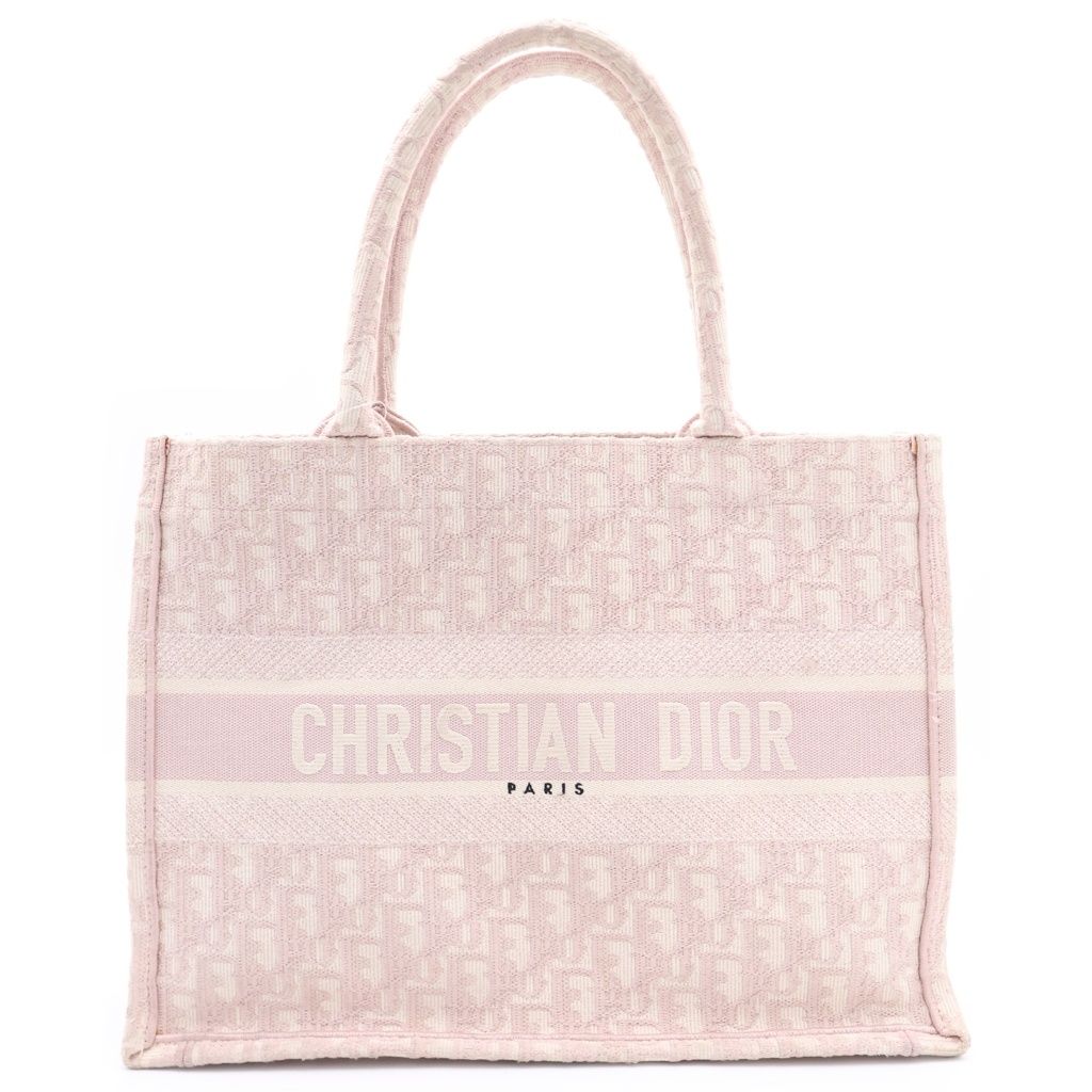Dior Book Tote Oblique Canvas Pink