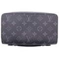 Louis Vuitton Monogram Eclipse Zippy XL Leather Zip Around Wallet Black