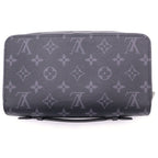 Louis Vuitton Monogram Eclipse Zippy XL Leather Zip Around Wallet Black — view 2