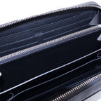 Louis Vuitton Monogram Eclipse Zippy XL Leather Zip Around Wallet Black — view 4