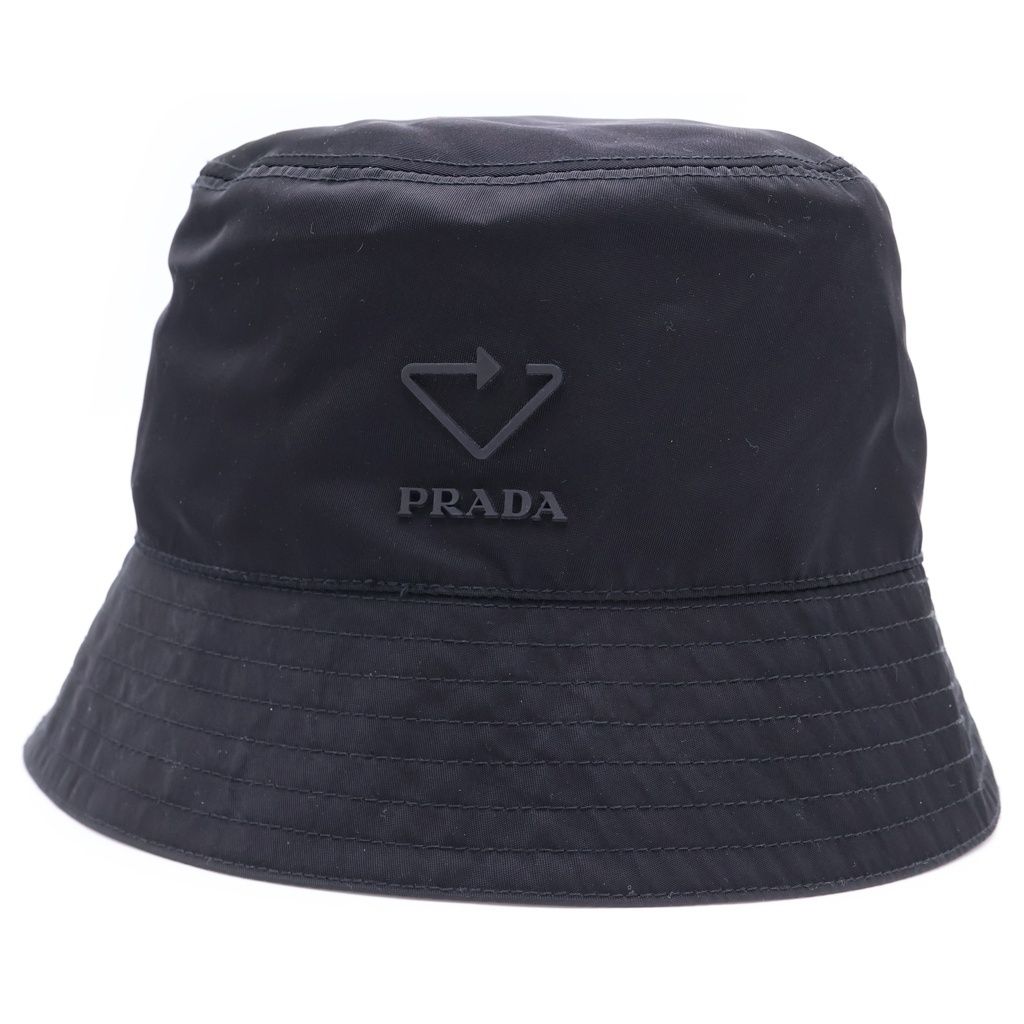 Prada Re-Nylon Bucket Hat Black — view 4