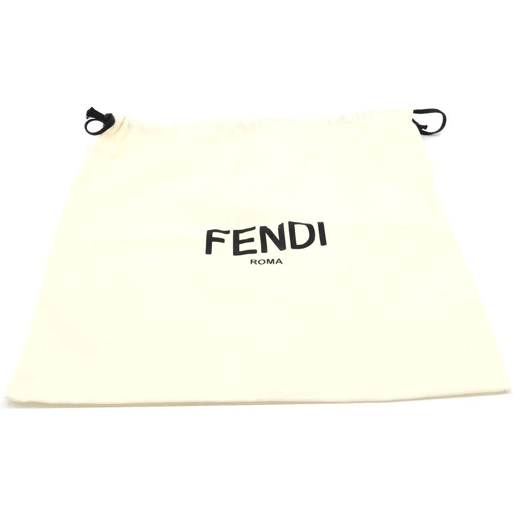 Fendi Logo Embroidery Cutoff Denim Fringe Bucket Hat Indigo — view 6