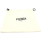 Fendi Logo Embroidery Cutoff Denim Fringe Bucket Hat Indigo — view 6