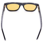 Prada Black Frame Wellington Sunglasses Eyewear Yellow — view 2