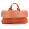Hermes Valparaiso Long PM Handbag Brown