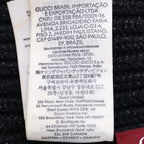 Gucci GG Logo Patch Wool Rib Knit Lame Hat Black — view 8