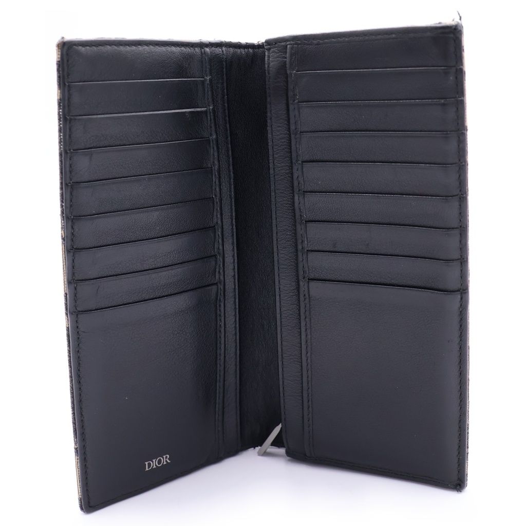 Dior Vertical Oblique Wallet Beige — view 4