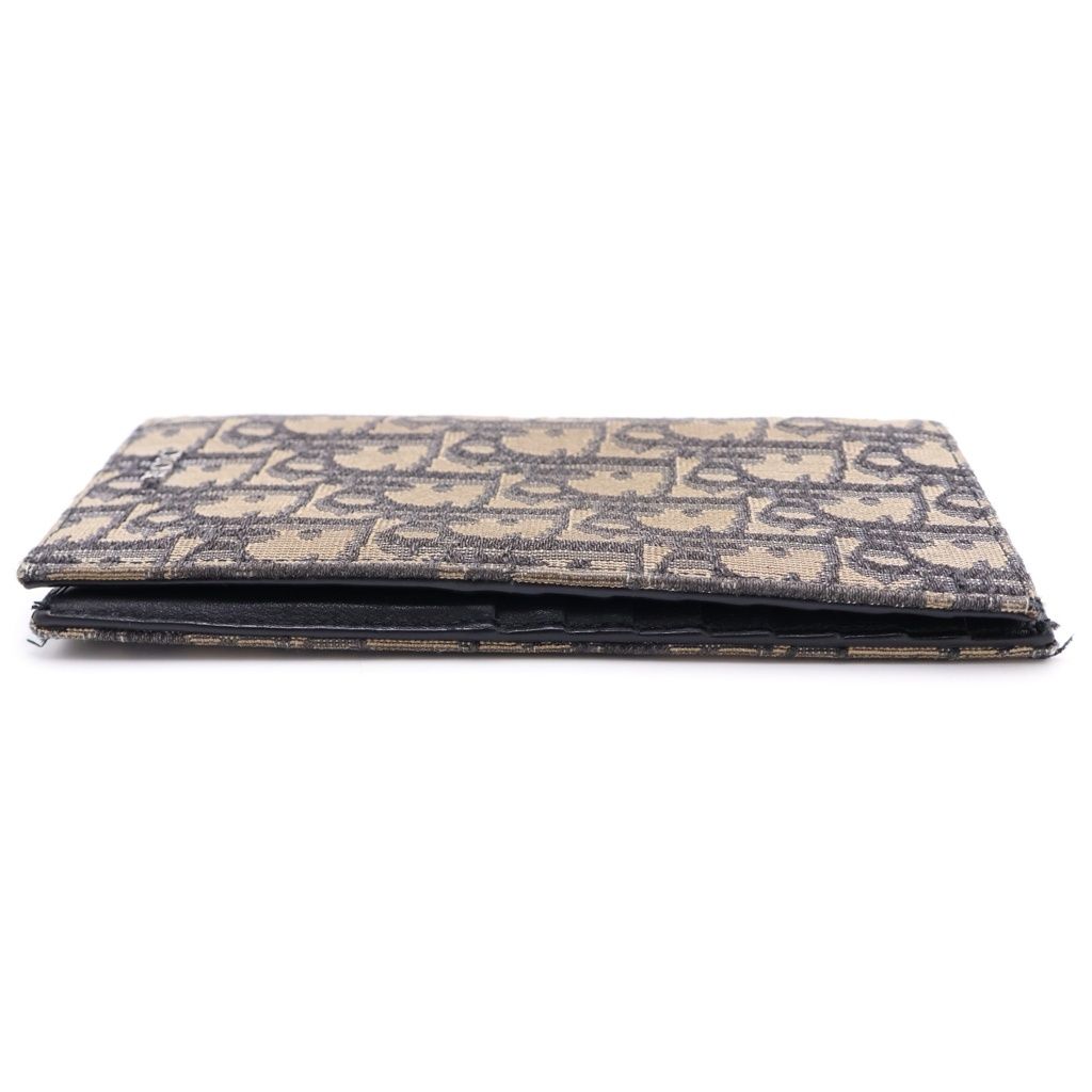 Dior Vertical Oblique Wallet Beige — view 3