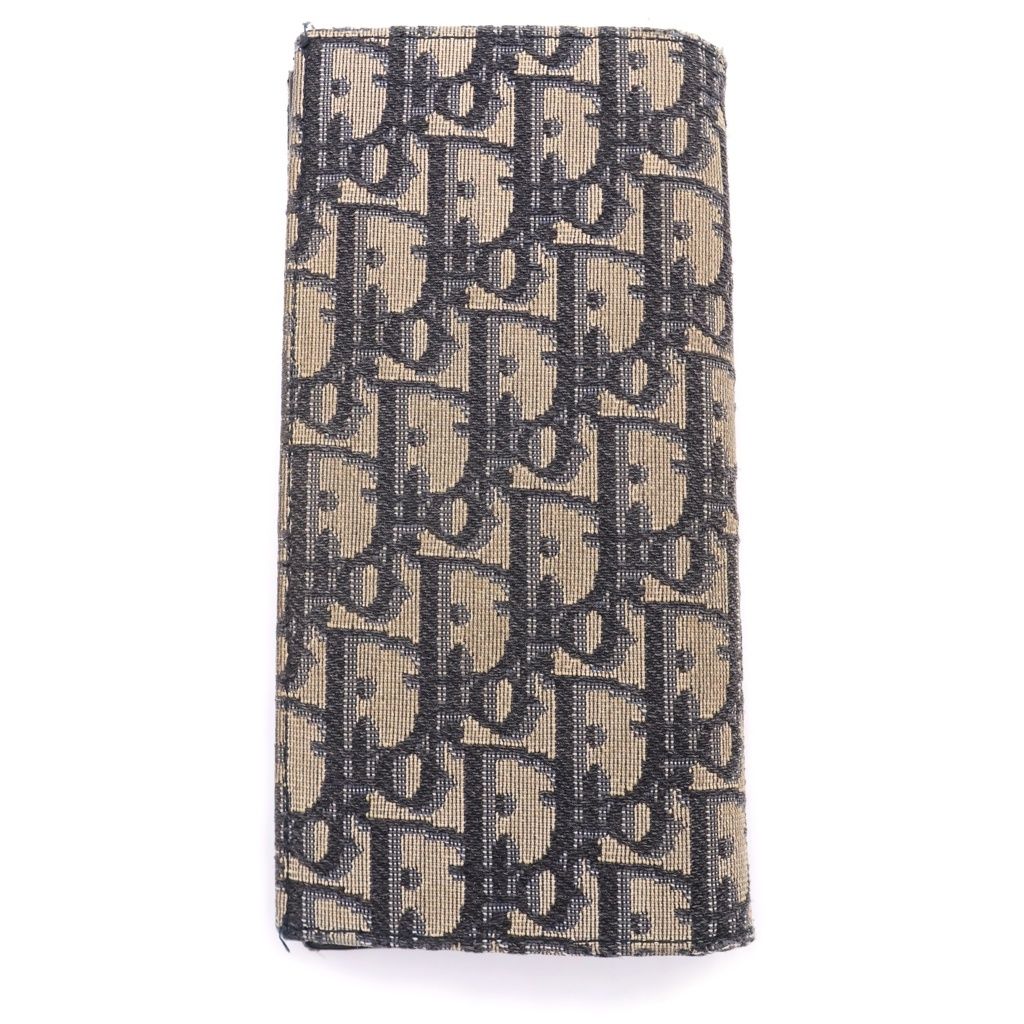 Dior Vertical Oblique Wallet Beige — view 2