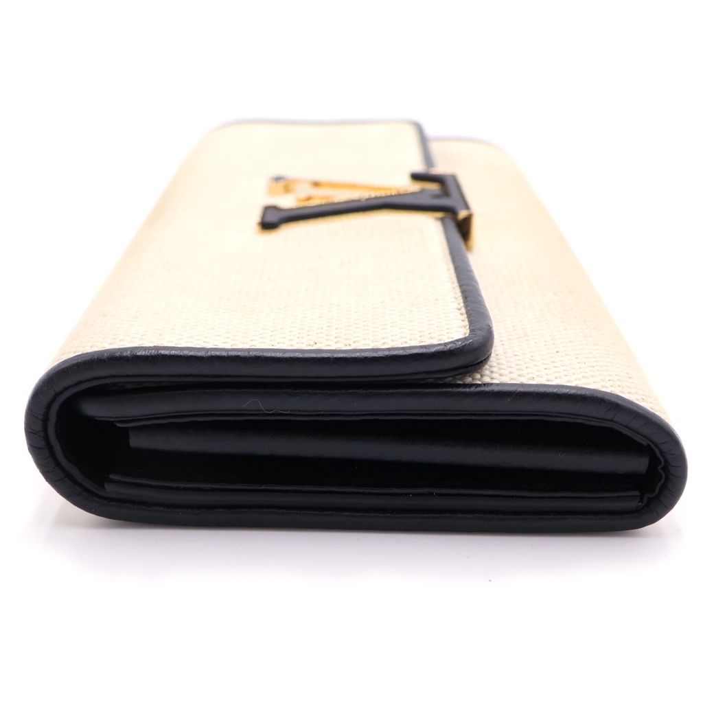 Louis Vuitton Portefeuille Capucines Canvas Wallet Ivory — view 3