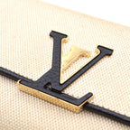 Louis Vuitton Portefeuille Capucines Canvas Wallet Ivory — view 6