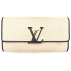 Louis Vuitton Portefeuille Capucines Canvas Wallet Ivory