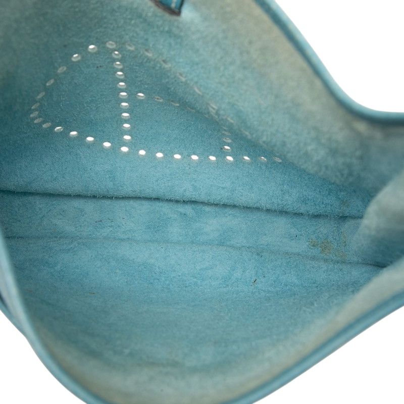 Hermes Evelyne 2 Shoulder Bag Blue Jean Taurillon Clemence — view 4