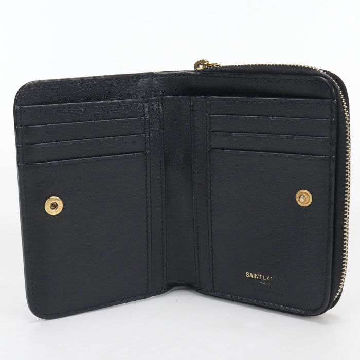Saint Laurent Bifold Wallet Calf — view 3