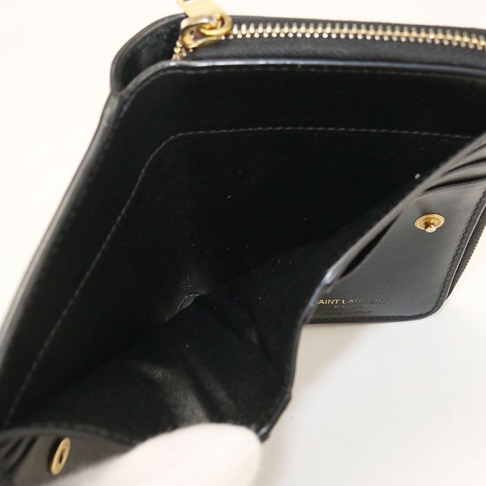 Saint Laurent Bifold Wallet Calf — view 4