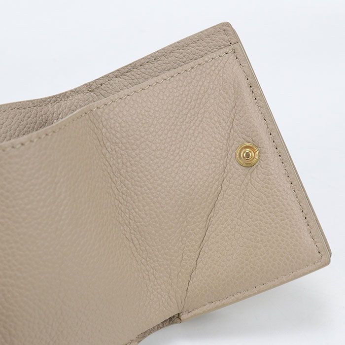 Saint Laurent YSL Line Trifold Wallet Calf — view 5