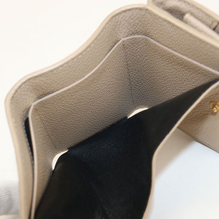 Saint Laurent YSL Line Trifold Wallet Calf — view 4