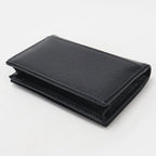 Prada Card Case Saffiano Triangle Business Holder Calf — view 2