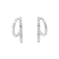 Hermes Earrings Clou Silver