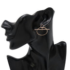 Hermes Earrings Loop Echappee PM 18k Pink Gold — view 4