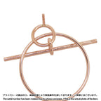 Hermes Earrings Loop Echappee PM 18k Pink Gold — view 9